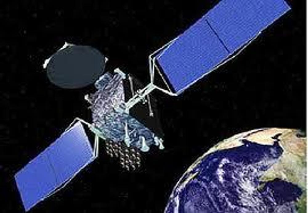 Satellite in geosynchronous orbit